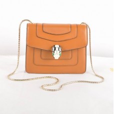 Torba na ramię Bvlgari Serpenti Original Leather Earth Yellow 604 Torba na ramię Bvlgari Serpenti Original Leather Earth Yellow 604