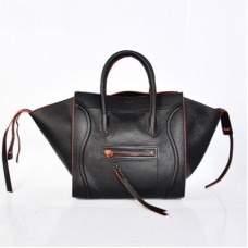 Torebki Celine Black Orange Boston Cowhide Torebki Celine Black Orange Boston Cowhide