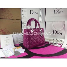 Wysokiej jakości replika torebki Dior Lady ze skóry naturalnej