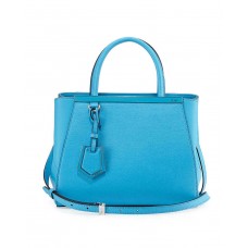 Fendi 2Jours Mini torba na zakupy średnia niebieska