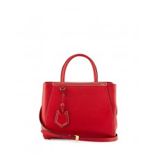 Fendi 2Jours Mini torba na zakupy czerwona