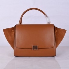 Celine Brown Classic Trapeze Leather Bag 30cm Celine Brown Classic Trapeze Leather Bag 30cm