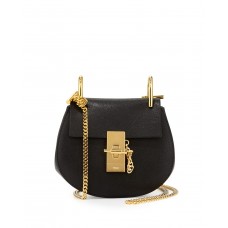 Torba siodłowa Chloe Drew Nano Lambskin w kolorze czarnym Torba siodłowa Chloe Drew Nano Lambskin w kolorze czarnym