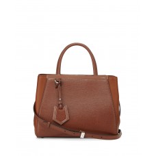 Fendi 2Jours Petite Tote Bag Walnut/Cognac Fendi 2Jours Petite Tote Bag Walnut/Cognac