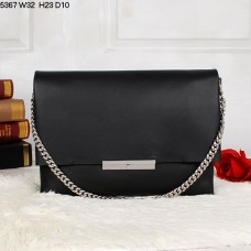 Torba na ramię Celine Blade Flap ze skóry cielęcej, czarna, 5367