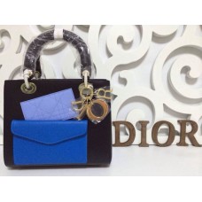 Replika torebki Dior Lady Default Lambskin Black