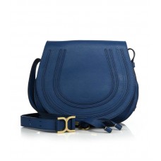 Chloe Marcie średnia torebka typu crossbody w kolorze niebieskim Chloe Marcie średnia torebka typu crossbody w kolorze niebieskim