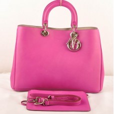 Dior Diorissimo Jumbo Bag Purple Original Leather (Golden Hardware) 602
