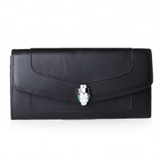 Bvlgari Serpenti Original Leather Wallet Black 201302 Bvlgari Serpenti Original Leather Wallet Black 201302