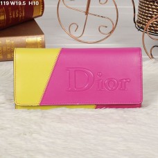 Portfel Christian Dior Multicolor Peach/Yellow Flap 119 Portfel Christian Dior Multicolor Peach/Yellow Flap 119