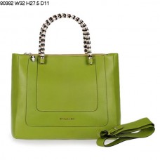 Bvlgari Nowa torba ręczna Serpenti ze skóry cielęcej Apple Green 80382