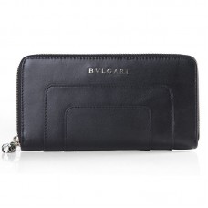 Bvlgari Serpenti Original Leather Zipped Wallet Black 201301 Bvlgari Serpenti Original Leather Zipped Wallet Black 201301