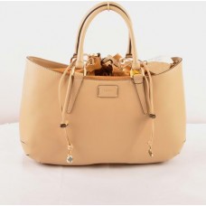 Fendi B Fab Apricot Ferrari Skórzana Duża Torba z Uchwytem Górnym