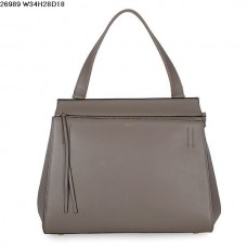 Celine EDGE Torba ze skóry cielęcej Khaki 26938