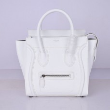 Celine Średniej wielkości torba podróżna w kolorze białym, 26 cm Celine Średniej wielkości torba podróżna w kolorze białym, 26 cm