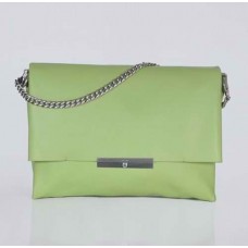 Celine Blade Flap Oryginalna skórzana torba na ramię Jasnozielona 3078A Celine Blade Flap Oryginalna skórzana torba na ramię Jasnozielona 3078A