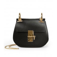 Chloe Drew Nano Leather Crossbody Bag Black Chloe Drew Nano Leather Crossbody Bag Black