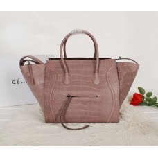 Torebka Celine Grey Boston Croco Leather