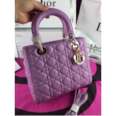 Replika torebki Dior Lady Totes z prawdziwej skóry w kolorze fioletowym Replika torebki Dior Lady Totes z prawdziwej skóry w kolorze fioletowym