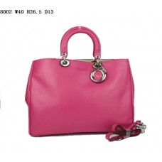 Dior Diorissimo Jumbo Bag Peach Nappa Leather (Silvery Hardware) 8002