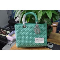 Replika torebki Dior Lady Default w kolorze zielonym