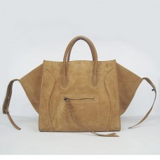 Torebki Celine Boston Suede w kolorze morelowym