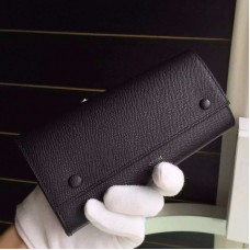 Wielofunkcyjny portfel Celine ze skóry Epsom w kolorze czarnym Wielofunkcyjny portfel Celine ze skóry Epsom w kolorze czarnym