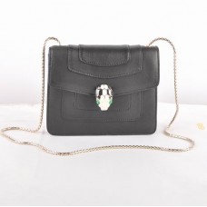 Torba na ramię Bvlgari Serpenti Original Leather Black 604 Torba na ramię Bvlgari Serpenti Original Leather Black 604
