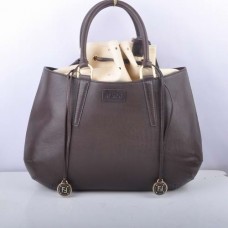 Duża torba Fendi B Fab Coffee Deerskin Leather z uchwytem u góry Duża torba Fendi B Fab Coffee Deerskin Leather z uchwytem u góry