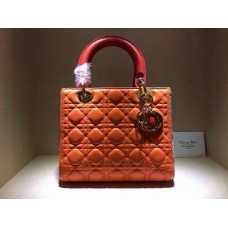 Replika Dior Lady Domyślne Totes Pomarańczowe