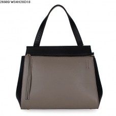 Celine EDGE Torba ze skóry cielęcej Khaki/Czarna 26938