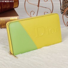 Christian Dior Wielokolorowy Żółto-Limonkowy Portfel Zapinany Na Zamek Błyskawiczny 118 Christian Dior Wielokolorowy Żółto-Limonkowy Portfel Zapinany Na Zamek Błyskawiczny 118