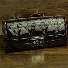Portfel Dior Flap 9002 Kawowy Portfel Dior Flap 9002 Kawowy
