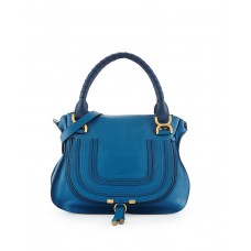 Torebka Chloe Marcie Medium Satchel w kolorze kobaltowym Torebka Chloe Marcie Medium Satchel w kolorze kobaltowym