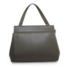 Celine EDGE Oryginalna skórzana torba Khaki 3405