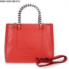 Bvlgari Nowa torba ręczna Serpenti Ferrari ze skóry arbuzowej w kolorze czerwonym 80381