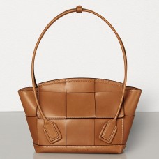 Bottega Veneta Arco 33 Torba Intrecciato Z Drewnianej Skóry Cielęcej Bottega Veneta Arco 33 Torba Intrecciato Z Drewnianej Skóry Cielęcej