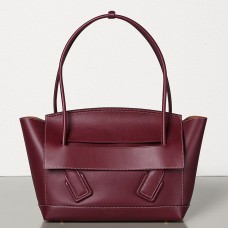 Bottega Veneta Arco 48 Bag In Bordeaux French Calf Bottega Veneta Arco 48 Bag In Bordeaux French Calf