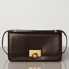 Bottega Veneta BV Klasyczna torebka z francuskiej skóry cielęcej w kolorze czekoladowym Bottega Veneta BV Klasyczna torebka z francuskiej skóry cielęcej w kolorze czekoladowym