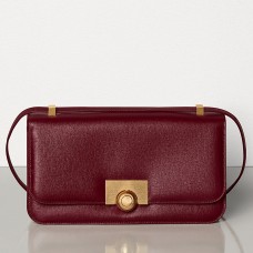 Bottega Veneta BV Klasyczna torebka ze skóry bordowej Bottega Veneta BV Klasyczna torebka ze skóry bordowej