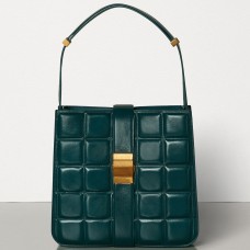 Torba Bottega Veneta Padded Marie z zielonego papieru z cielęciny