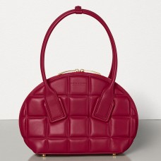 Bottega Veneta BV Swoop Mała Torebka z Papieru Amaranto w kolorze cielęcym Bottega Veneta BV Swoop Mała Torebka z Papieru Amaranto w kolorze cielęcym