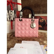 Replika torebki damskiej Dior Lady Totes ze skóry w kolorze różowym