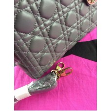 Replika Dior Lady Standard Leather Grey