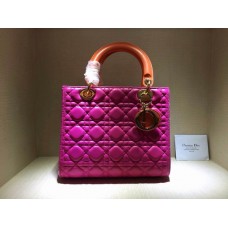 Replika Dior Lady Totes Lambskin Red