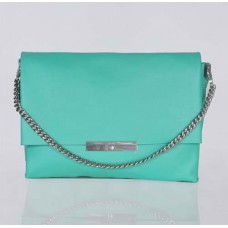Celine Blade Flap Oryginalna skórzana torba na ramię Zielona 3078A Celine Blade Flap Oryginalna skórzana torba na ramię Zielona 3078A