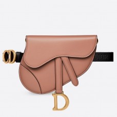 Torebka Dior Saddle Belt Bag z gładkiej skóry cielęcej w kolorze pudrowym Torebka Dior Saddle Belt Bag z gładkiej skóry cielęcej w kolorze pudrowym