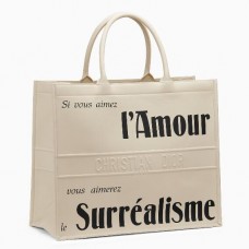 Torba na książki Dior Surrealism z białej, drukowanej skóry cielęcej Torba na książki Dior Surrealism z białej, drukowanej skóry cielęcej
