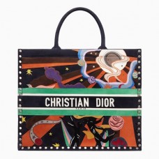 Torba Dior Book Tote w kolorze wielokolorowym Air Element malowana ręcznie Torba Dior Book Tote w kolorze wielokolorowym Air Element malowana ręcznie