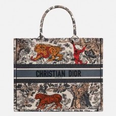 Torba na książki Dior w wielobarwnym kolorze Toile De Jouy Torba na książki Dior w wielobarwnym kolorze Toile De Jouy